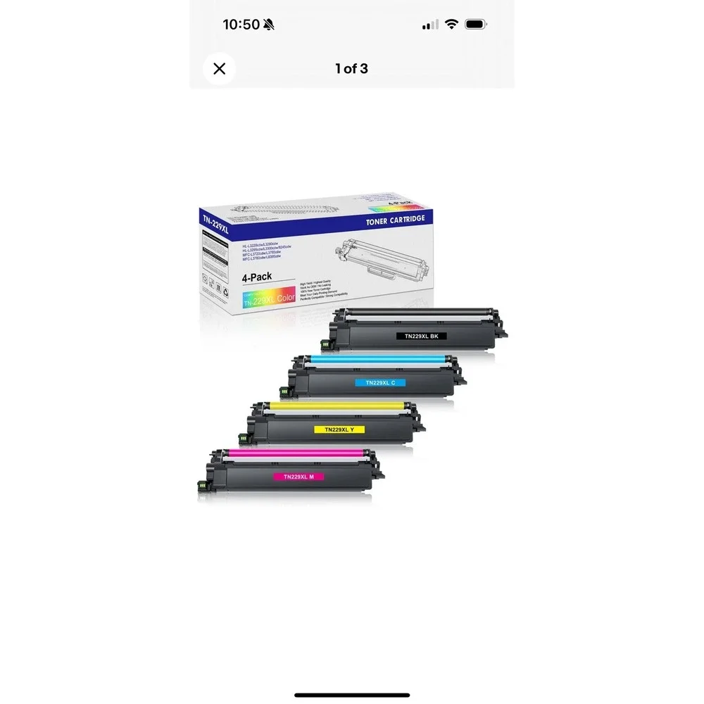 4PK TN229XL Compatible For TN229XL Toner